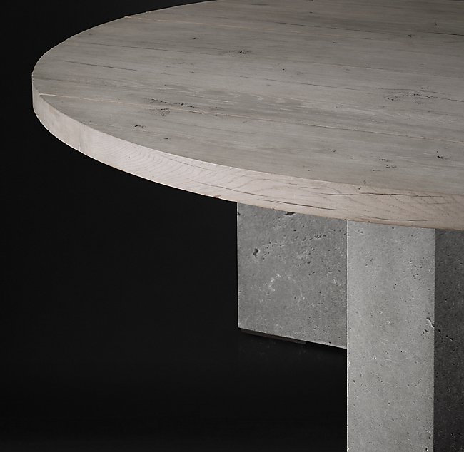 CONCRETE PIER ROUND DINING TABLE - 60" - Image 3
