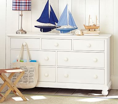 Catalina Extra-Wide Dresser, Simply White - Image 1