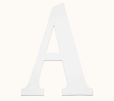 Mini Harper Painted Letter, White, A - Image 0