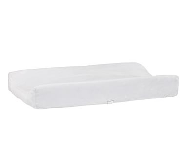 Organic Solid Changing Pad Cover, White - Image 0