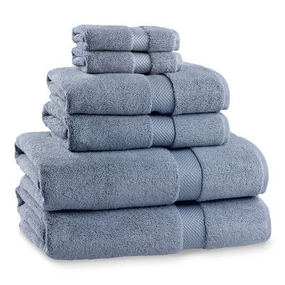 Chambers Heritage Towel, Bath Towel, Jardine Blue - Image 0