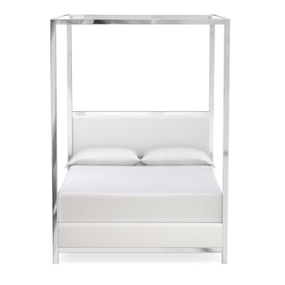 Mercer King Bed Classic Linen White - Image 0