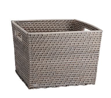 Quinn Gray Large Basket - Image 0