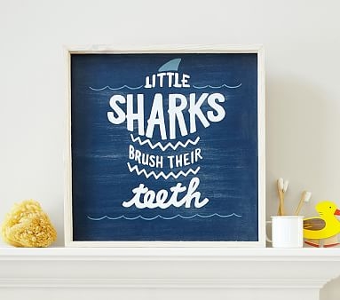 Sharks Brush Their Teeth Art - Image 0