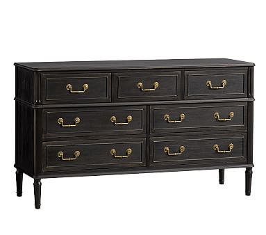 Rosalie Extra-Wide Dresser, Weathered Black - Image 0