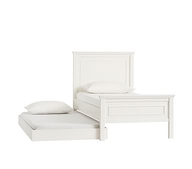 Fillmore Low Footboard Bed, Twin, Simply White - Image 1