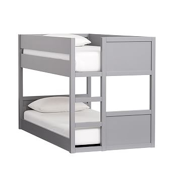 Camden Low Bunk Bed, Simply White - Image 1