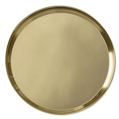 Gold Round Tray - Image 0