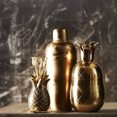Gold Pineapple Cocktail Shaker - Image 1