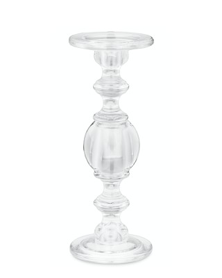 Classic Glass Candlestick Holder, Large - Image 0