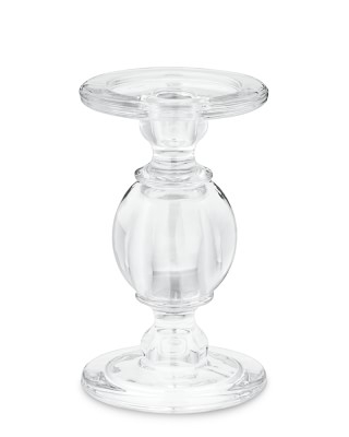 Classic Glass Candlestick Holder, Small - Image 0