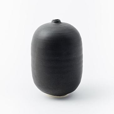 Judy Jackson Bottle Vase, Medium, Black - Image 1