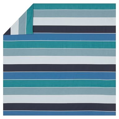 Kelly Slater Organic Tide Stripe, Euro Sham, Blue Multi - Image 1