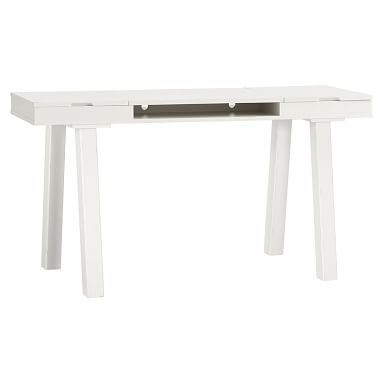 Customize It Project Desk, Simply White - Image 1