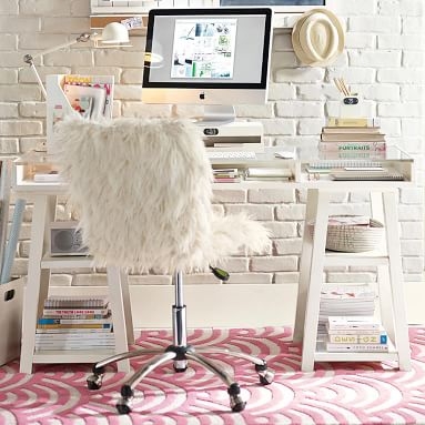 Customize Acrylic Desk, Simply White - Image 1