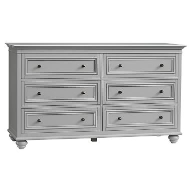 Chelsea Wide Dresser, Gray - Image 0