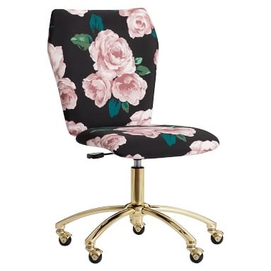 The Emily &amp; Meritt Bed of Roses Airgo Armless Chair - Image 1
