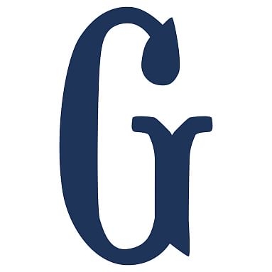 Camille Wall Letters, Navy, G - Image 0