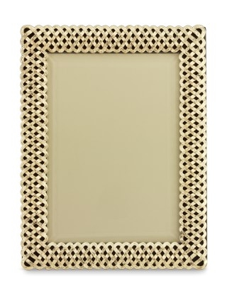 L'Objet Braided Gold Picture Frame, 5" X 7" - Image 0