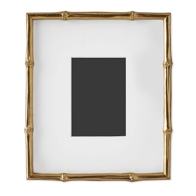 AERIN Gilded Bamboo Gallery Frame, 5" X 7" - Image 0