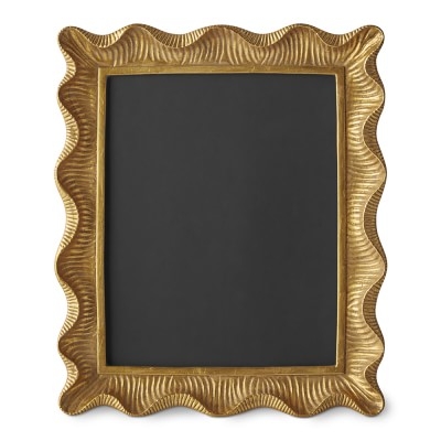 AERIN Gold Scalloped Gallery Frame, 8" X 10" - Image 0