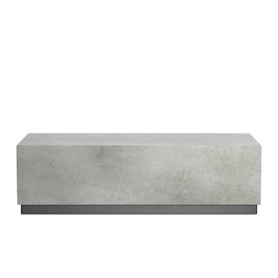 Lucca Concrete Outdoor Rectangle Coffee Table - Image 0