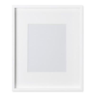 White Lacquer Gallery Frame, 8" X 10" - Image 0