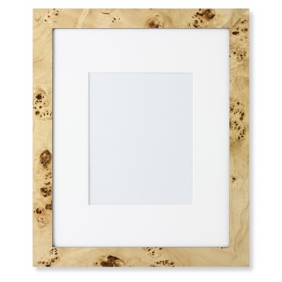 Exotic Burl Wood Gallery Picture Frame, 8" X 10" - Image 0