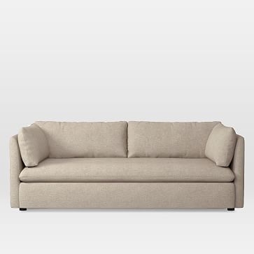 Shelter Sleeper Sofa, Linen Weave, Natural - Image 1