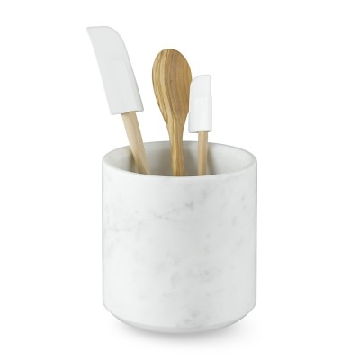 Williams Sonoma Marble Partitioned Utensil Holder - Image 0