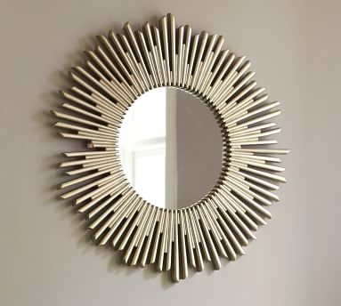 Harper Sunburst Mirror - Silver - Image 2