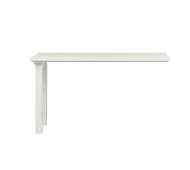 Bedford 52" Desk Top with Legs, Antique White - Image 1