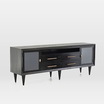 Burnished Metal Low Media Console - Image 1