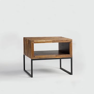 Mixed Wood Side Table - Image 0