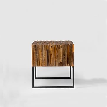 Mixed Wood Side Table - Image 1