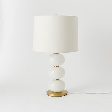 Abacus Table Lamp- Milk White - Image 1