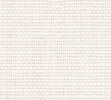 Fabric by the Yard Textured Basketweave Ivory - Image 1