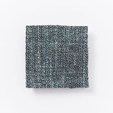 Upholstery Fabric by the Yard, Heathered Tweed, Marine - Image 1