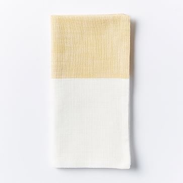 Center Stripe Woven Napkin, Set of 4, Slate - Image 2