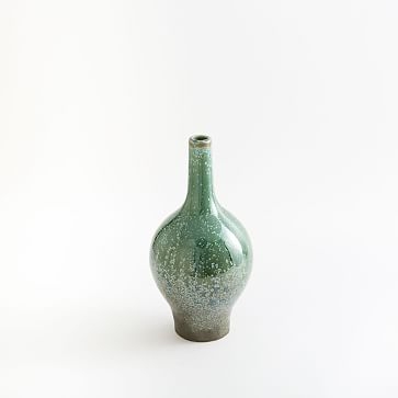 Bulbous Vase, Green, Medium - Image 0