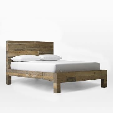 Emmerson Bed, Queen, Reclaimed Pine - Image 1