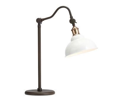 Preston Task Table Lamp, White - Image 1