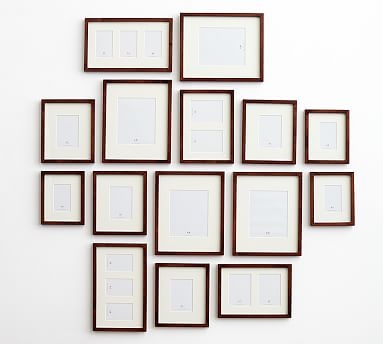 Gallery in a Box, Espresso Stain Frames, Set of 15 - Image 1