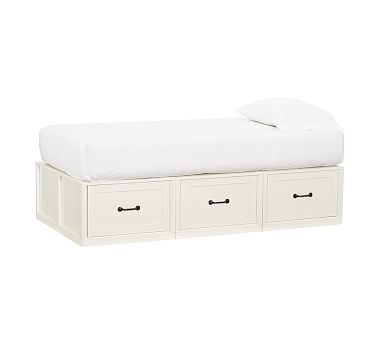Stratton Daybed with Drawers, Pure White - Image 1