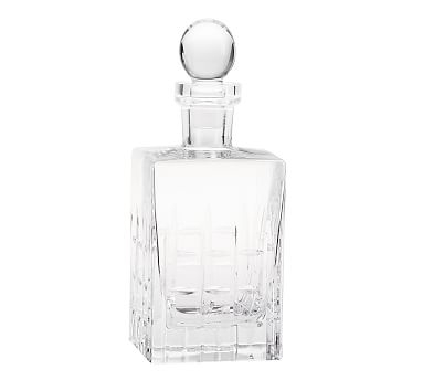 Library Hand-Cut Glass Decanter - Image 1