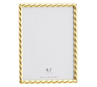 Rope Plated Frame, Gold - 5 x 7" - Image 1