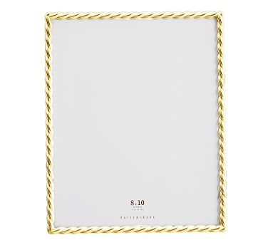 Rope Plated Frame, Gold - 8 x 10" - Image 1