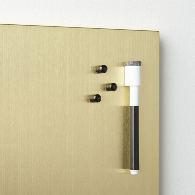 brushed gold magnetic-dry erase board - Image 5