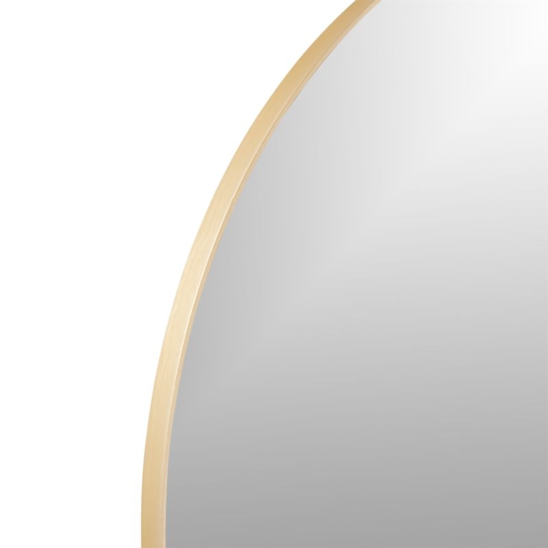 "infinity 36"" round brass wall mirror" - Image 3