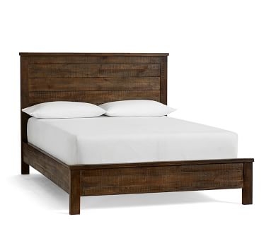 Paulsen Reclaimed Wood Bed, Queen, Little Creek Brown - Image 1